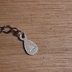 Vintage Sterling Silver Halo Pendant Tennis Necklace 18In Cz OLD STOCK 925 A24