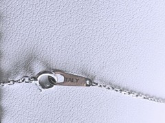 PLATINUM VS/G DIAMOND PENDANT NECKLACE 16″