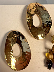 10 PAIRS Statement Earrings 1980s 1990s incl Erwin Pearl, Clip and Post Styles