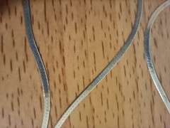 Vintage 925 Italy Sterling Silver 2 mm Herringbone Chain 30 in Necklace opera