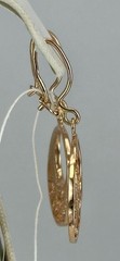 Very Rare USSR Vintage 14K 583 Rose Gold Openwork Dangle Earrings 5,35 g.