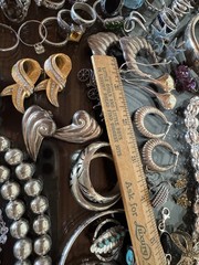 Huge 1,580 Grams VTG Sterling Silver 925 Jewelry Lot Bulk Wear Scrap Repair Sell