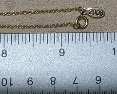 Monet 2008 Keepsake Jewel Box w/Star Ball Charm Pendent Necklace Gold -Tone Red