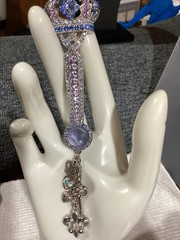 Retired Signed Kirk’s Folly Dream Angel Scrpter Fairy Godmother Wand Brooch NWOT