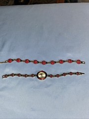 Joan Rivers Collection Ladybug Watch & Bracelet Vintage