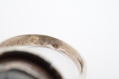 Vintage Sterling Silver 925 Rutilated Quartz Ring Size 8.75