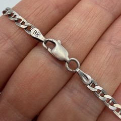 Vintage 925 Sterling Silver Mariner Chain Necklace Anchor Link Unisex 52cm