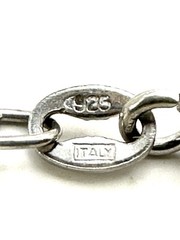 Silpada Retired VINTAGE N0769 Sterling Silver CZ Cross Pendant Necklace
