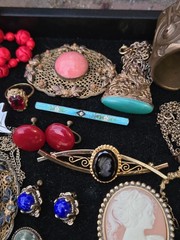 Vintage Rhinestones Designer Costume Jewelry Lot