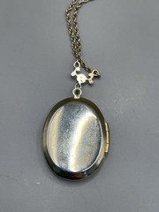 Vintage 1928 Brand GoldTone Locket Pendant Chain 27” Necklace Retro