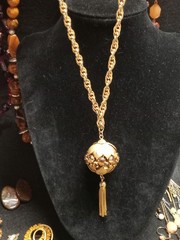 Vintage To Modern Costume Jewlery Lot Earth Tones Necklaces And Bracelets