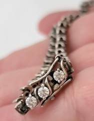 Ross Simons CZ Cubic Zirconia 925 Sterling Silver Tennis Bracelet 7.25″ – AS IS