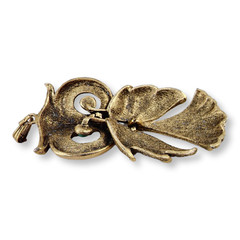 Vintage Green-Eyed Gold Tone Articulating Owl Pendant Super Cute