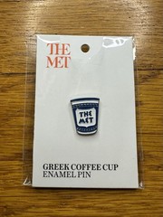 The Metropolitan Museum of Art Greek Coffee Cup Enamel Pin