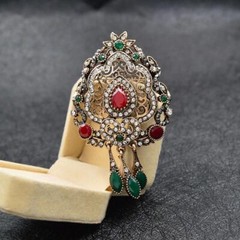 Vintage Art Noble Pendant Brooch Accessories for Wedding Antique Jewelry Gift