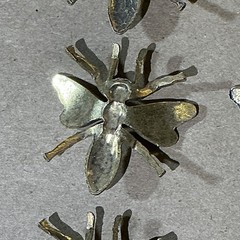 Group Of 8 Vintage Gold Finished Wasp/Bee Jewelry Pieces As Is INV-AT08