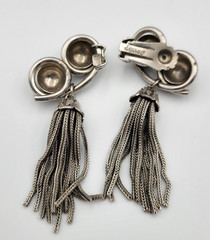 Vtg Barclay Tassel Rope Chain Lariat Style Necklace Bracelet Jewelry Set READ