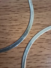 Vtg 925 Italy Sterling Silver 2.5 mm Herringbone 30″ Necklace opera length
