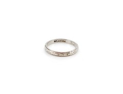 Vintage Belais Wedding Band, Berta, Size 6