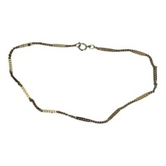 Vintage 1979 Avon Goldtone Delicate Anklet Large 9.5″ Original Box Unused