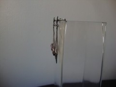VINTAGE ARROW TEARDROP PINK TOPAZ W/ MARCASITE SILVER 925 DANGLE STUD EARRINGS