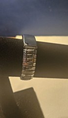 1940’s/1950’s Silver Tone ID and Photo Stretch Bracelet