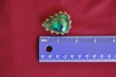Vintage 935 Silver Brooch/Pendant – Eilat Stone (King Solomon Stone) – 1¾”, 18g