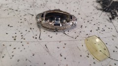 Belais Vintage Watch Case Marked Platinum on 18kt Belais 3.3 Grams PARTS/REPAIR