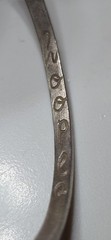 Unique Vintage Sterling Silver 45mm Hoop Earrings Signed Hoopea