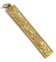 Vintage Scorpio Pendant Scorpion Zodiac Charm Sign Jewelry Vintage Brass