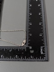 Vintage Avon Infinity Love Knot Rope Bracelet Anklet 8.5 in Silver Tone