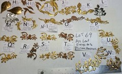 Huge Lot #69 All Flower Leaves BENDABLE 98% are Miriam Haskell Jewelry Findings