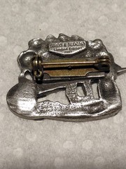Birds and Blooms Limited Edition 2001 Pewter Flower Gardening Cart 1 1/4″ Pin