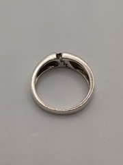 ACTM Vintage Sterling Silver .925 2mm Multi Gemstone Ring Size 7.5