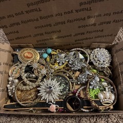 Vintage to Now Jewelry Lot, All Wearable Untested. No Broken. Box B4