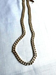 Vintage Gold Tone Necklace 23 Inches, Marked Western Germany. As Pictured -VM42