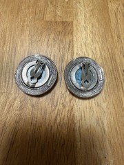 RJ Graziano Silver & Turquose Tone Clip Earrings