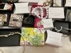Vintage AVON Jewelry Lot In Original Boxes 39 pieces 3#8 ozs 2014 -2022