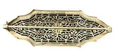 Krementz 10K White Gold Sapphire & Diamond Art Deco Filigree Broach DIANA LINE