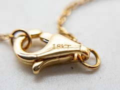 Designer $15,000 GIA 6ct SI1 H 3 STRAND 18k Yellow Gold DINNER Necklace 10g