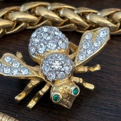 VTG Modern 80’s90’s Joan Rivers Gold Tone Chunky Costume Jewelry lot