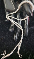RARE & ELEGANT STRAND 2.5MM RICE PEARL NECKLACE (STERLING)