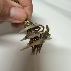 Vintage Asian mother pearl pagoda layered Dragon Jewelry Lot Bracelet Pendant