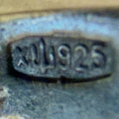 925 Sterling Silver Vintage East European Designer Bracelet – 6.75″ 15g -#1943
