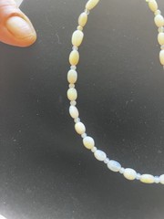 Grade A Opal Bead w/Gold FilledMagnetic Clasp, Iridescent Flashes