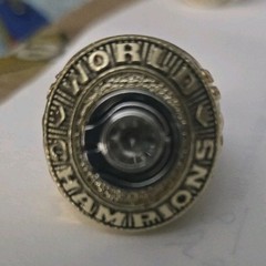 Vintage 1962 Men’s Signet Ring Gold-Tone Engraved Two-Tone Gold Silver