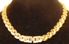 Sophisticated 1940’s-1950’s Clear Rhinestones Collar Necklace