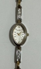 Vintage Elgin Thin Bracelet With 12 Stones Luxury Women’s Watch.