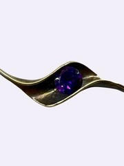 Vintage Modernist Sterling Silver Gerhard Herbst Studio Collar Necklace Signed