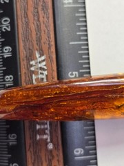 Vintage Brown Natural Amber Pendant from Latvia